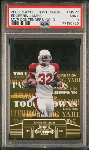 2006 Playoff Contenders Edgerrin James MVP Contenders #MVP7 card image