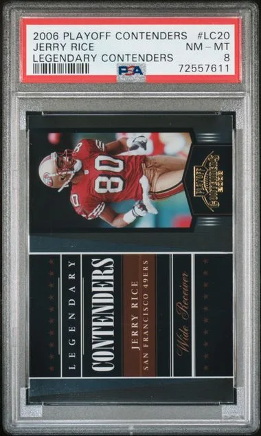 2006 Playoff Contenders Jerry Rice Legendary Contenders #LC-20 card image