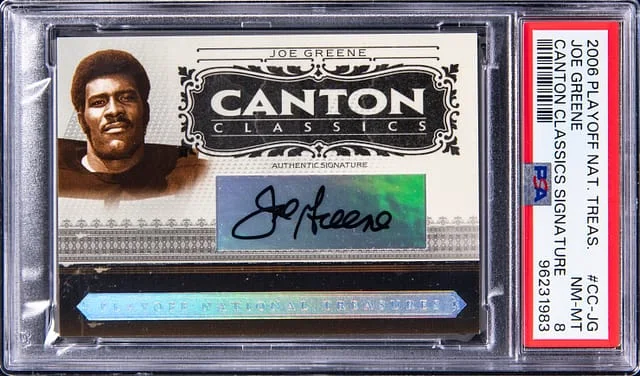 2006 Playoff Joe Greene National Treasures Canton Classics Signature #CC-JG card image