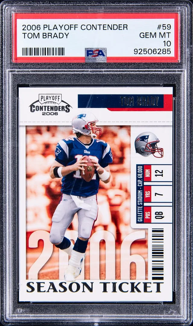 2006 Playoff Tom Brady Contender #59 card image