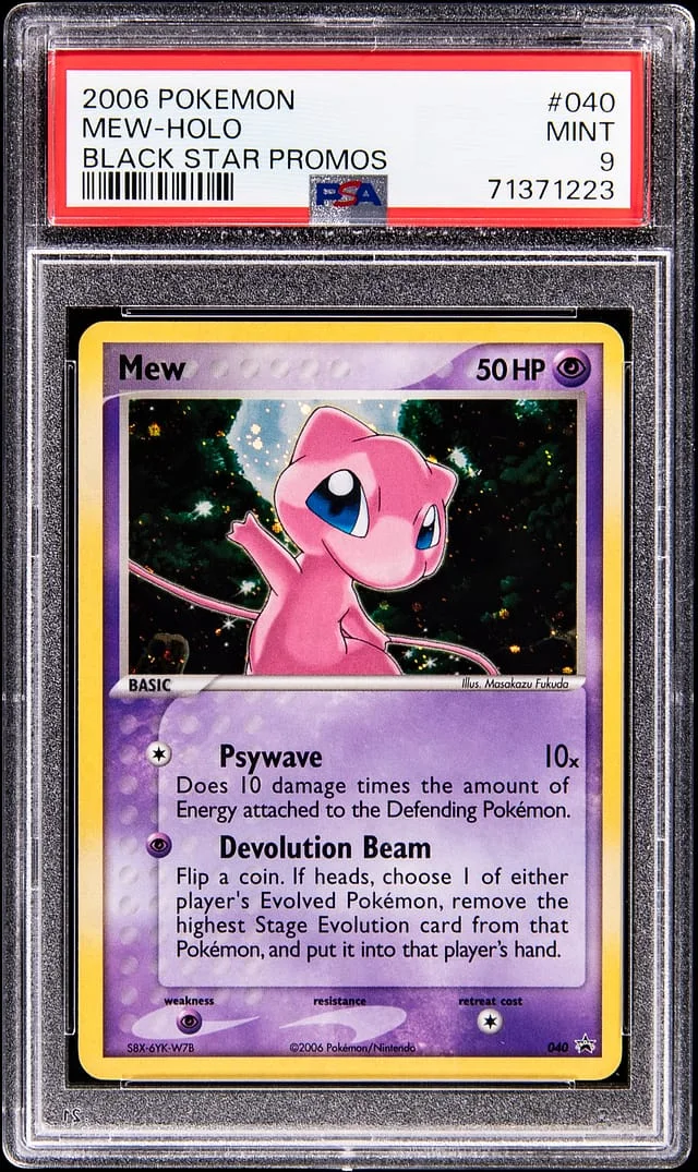 2006 Pokemon Black Star Promos Holo Mew #040 card image