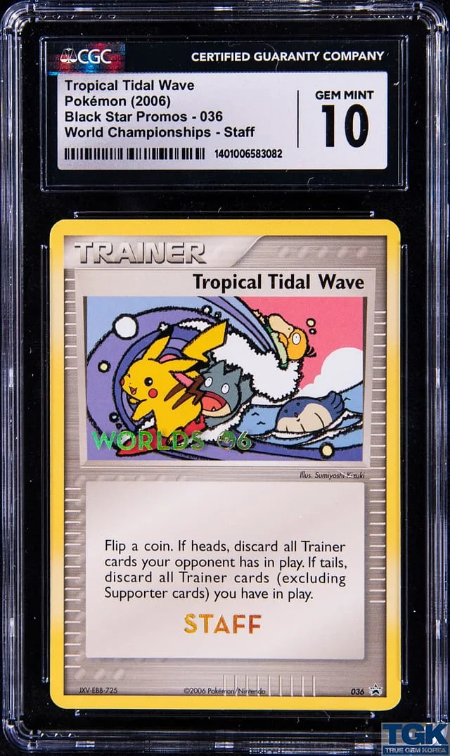 2006 Pokemon Black Star Promos World Championship Staff Tropical Tidal #036 card image