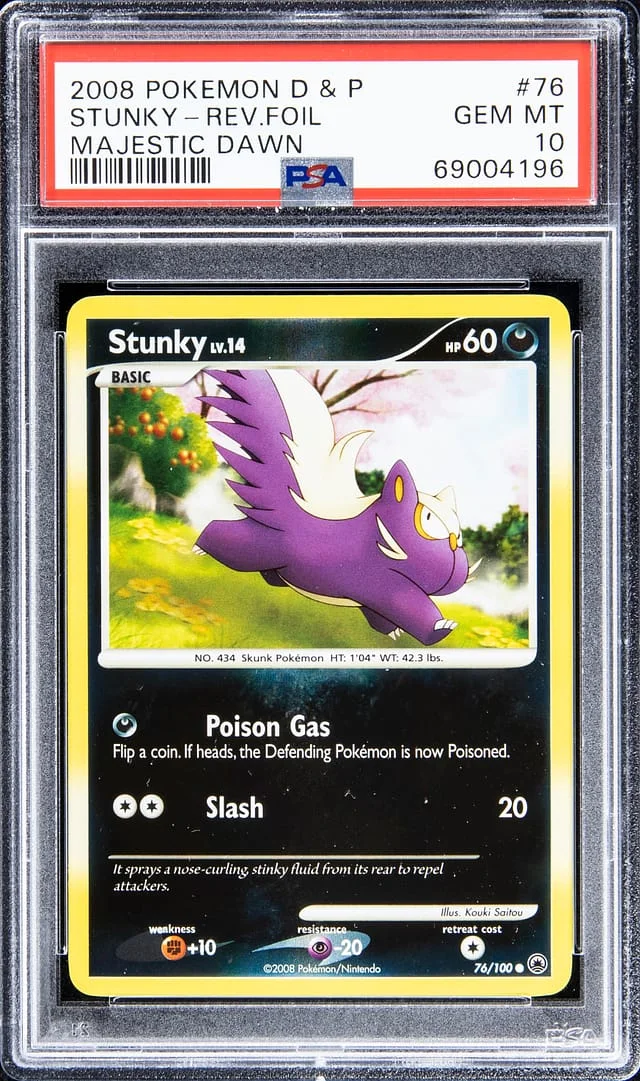 2006 Pokemon D & P Majestic Dawn Stunky #76 card image