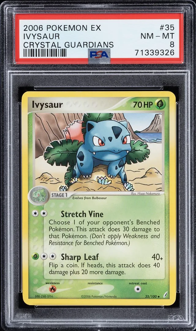 2006 Pokemon EX Crystal Guardians Ivysaur #35 card image