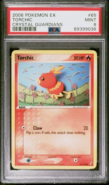2006 Pokemon EX Crystal Guardians Torchic #65 card image