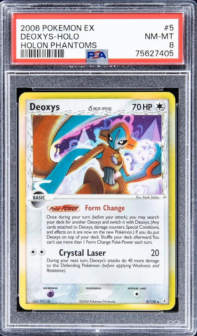 2006 Pokemon EX Holofoil Holon Phantoms Deoxy's #5 card image