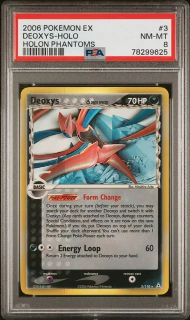 2006 Pokemon Ex Holon Phantoms Deoxys-Holo #3 card image