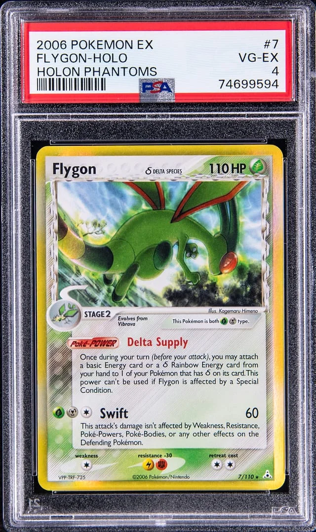 2006 Pokemon Ex Holon Phantoms Flygon-Holo #7 card image