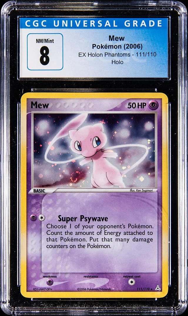 2006 Pokemon EX Holon Phantoms Holo Mew #111 card image