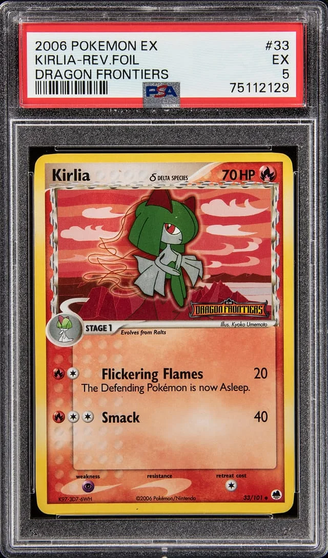 2006 Pokemon EX Reverse Foil - Dragon Kirlia #33 card image