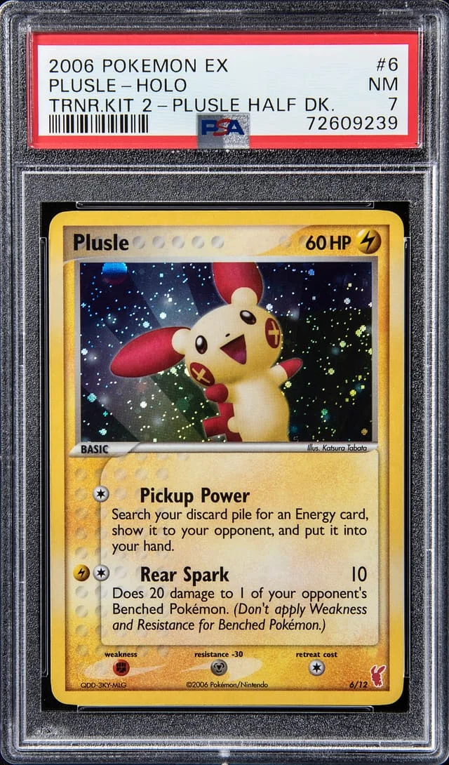 2006 Pokemon EX Trainer Kit 2 Plusle Holo #6 card image