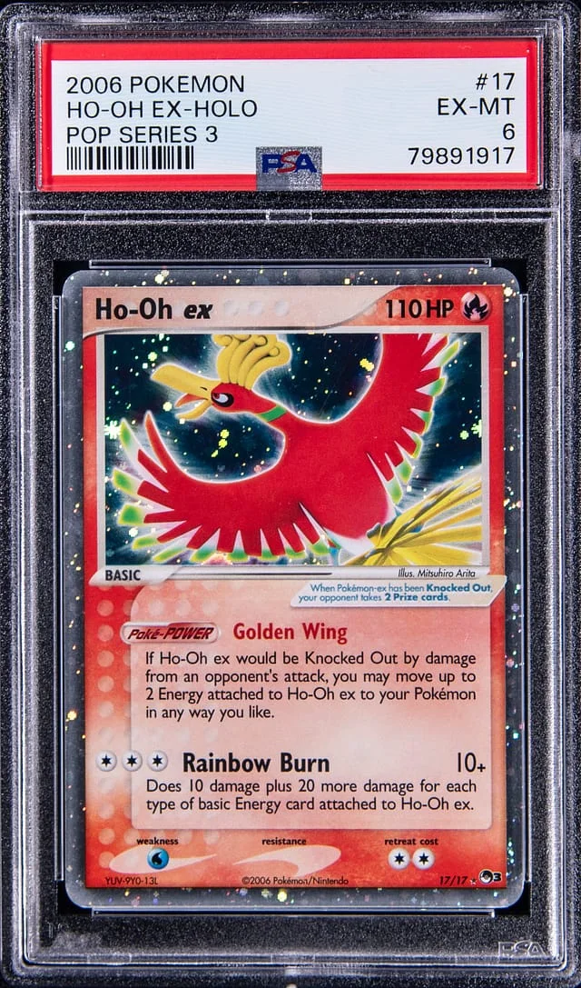 2006 Pokemon Pop Series 3 Ho-Oh Ex-Holo #17 card image
