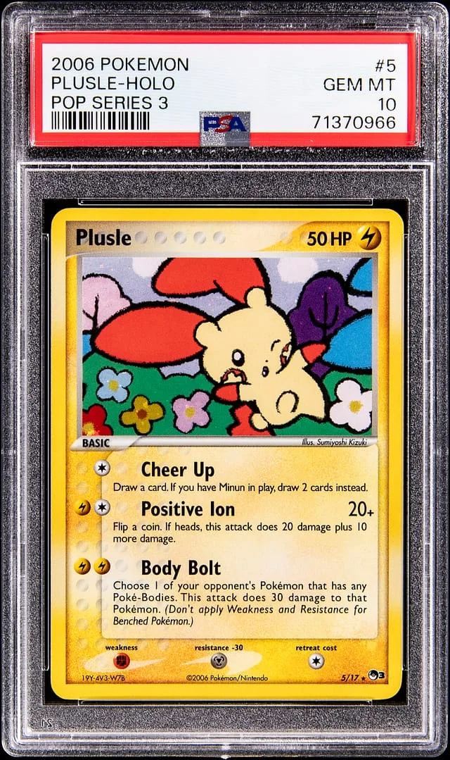 2006 Pokemon Pop Series 3 Holo Plusle #5 card image