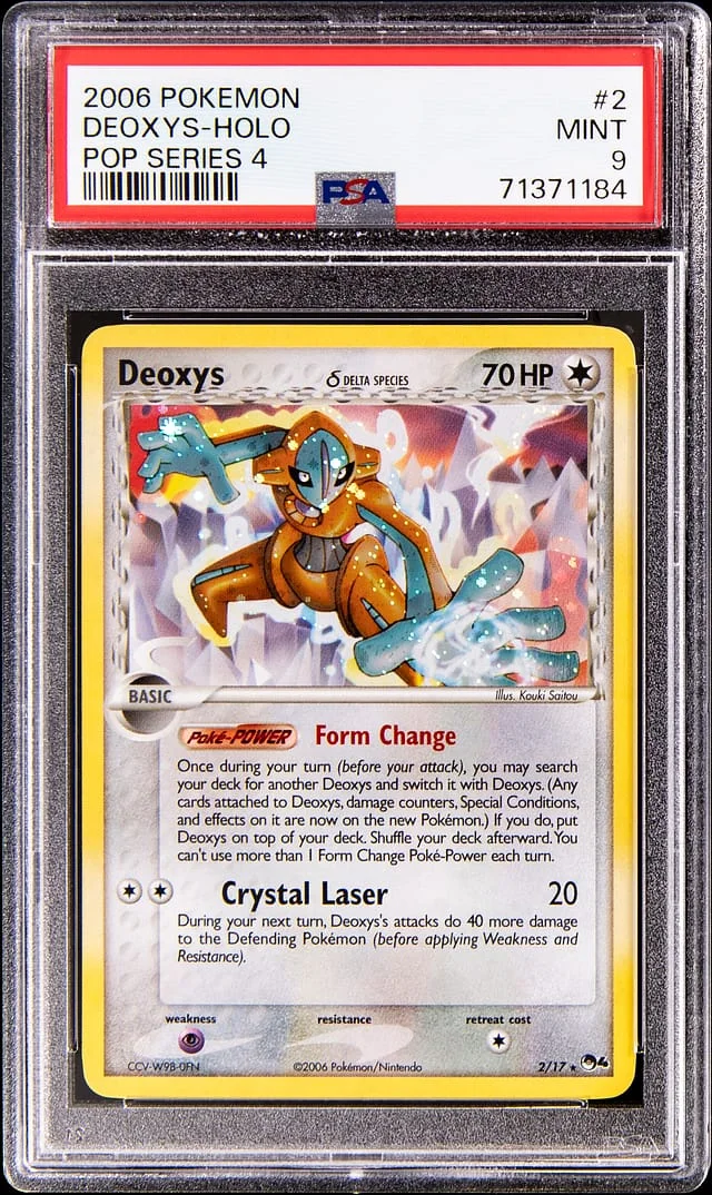 2006 Pokemon Pop Series 4 Holo Deoxys #2 card image