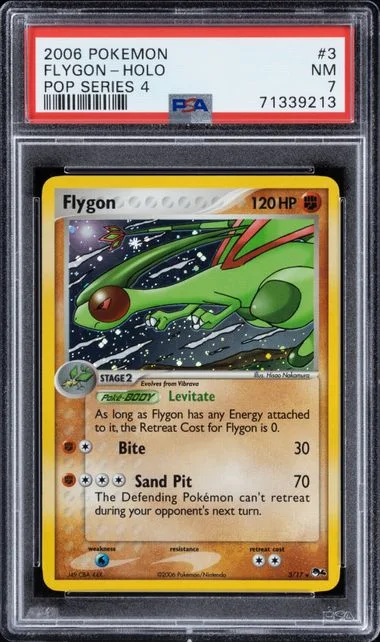 2006 Pokemon Pop Series 4 Holofoil Flygon #3 card image