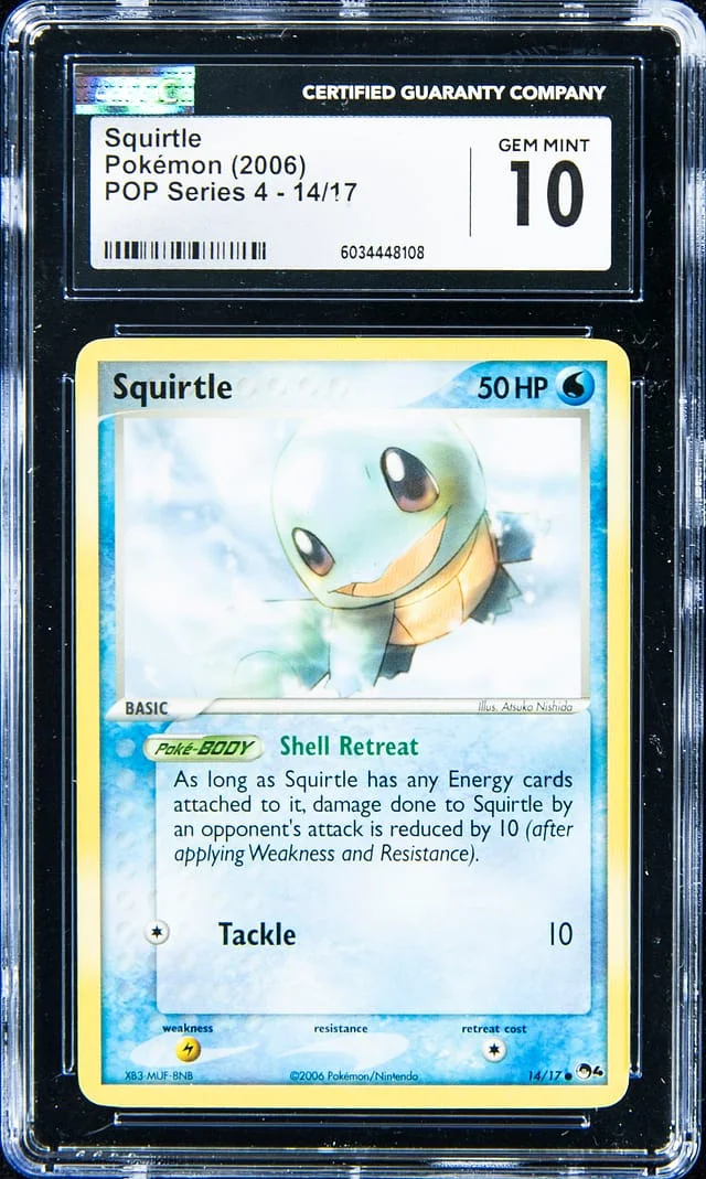 2006 Pokemon POP Series 4 Squirtle #14 card image