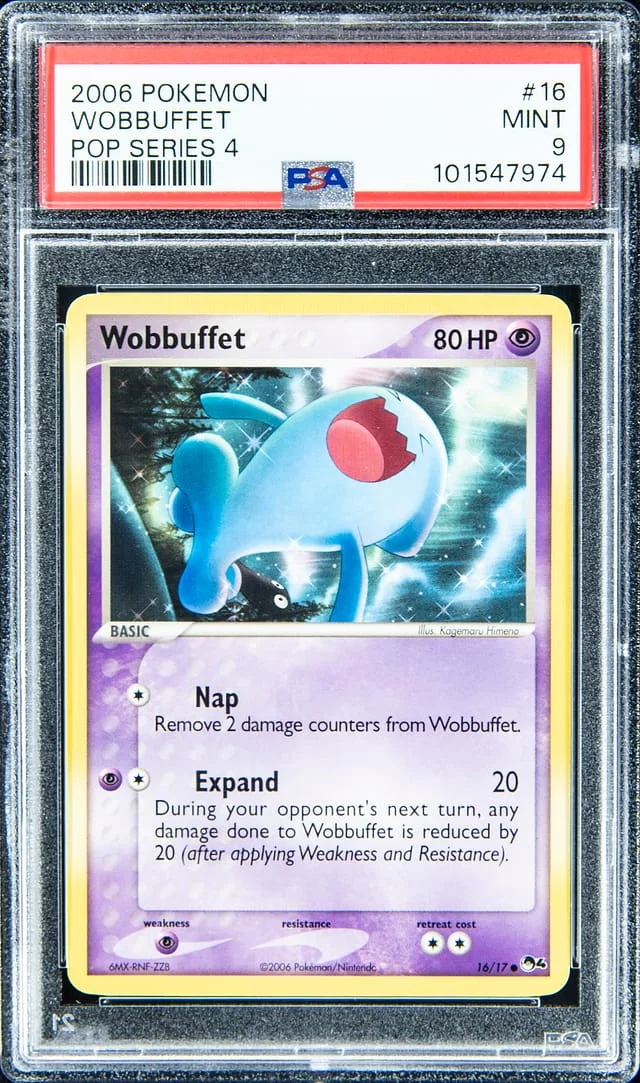 2006 Pokemon Pop Series 4 Wobbuffet #16 card image