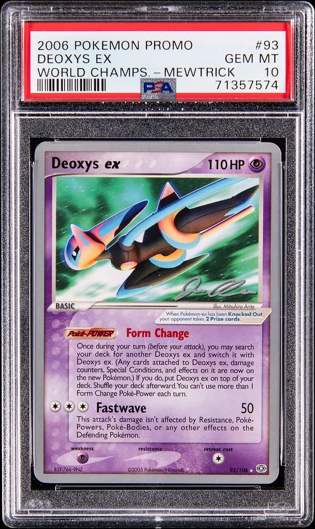 2006 Pokemon Promo World Championship Decks Mewtrick Dexoys ex #93 card image