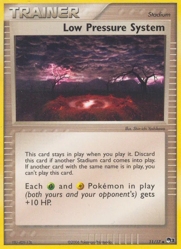 2006 POP Series 3 Low Pressure System Uncommon #11/17 Uncommon card image
