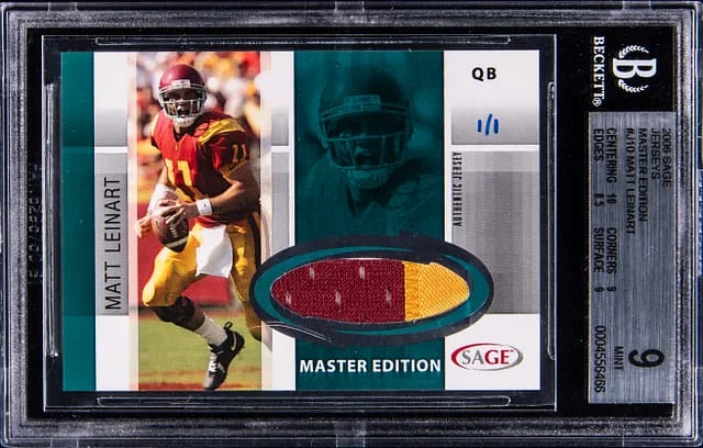 2006 Sage Jerseys Master Edition Matt Leinart #J10 card image