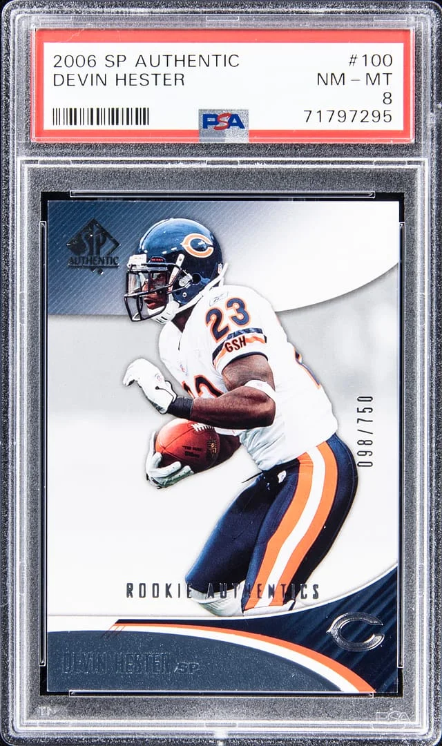 2006 SP Authentic Devin Hester Authentics #100 card image