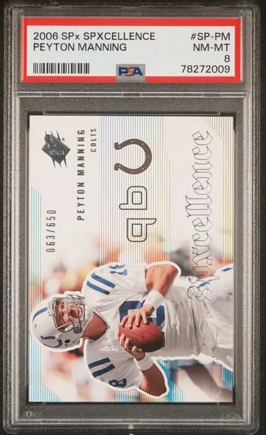 2006 SPx Peyton Manning Spxcellence #SP-PM card image