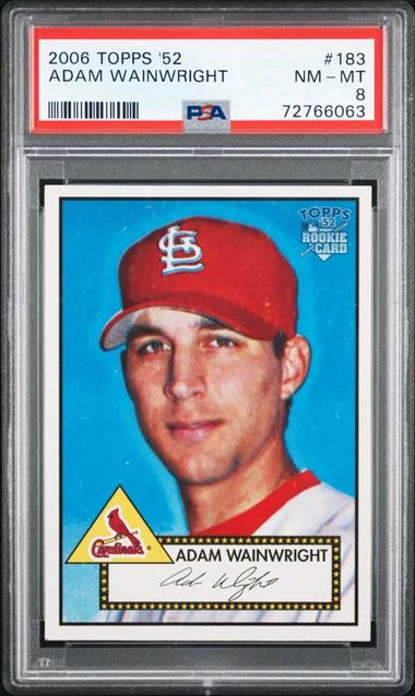 2006 Topps Adam Wainwright 52 #183 card image