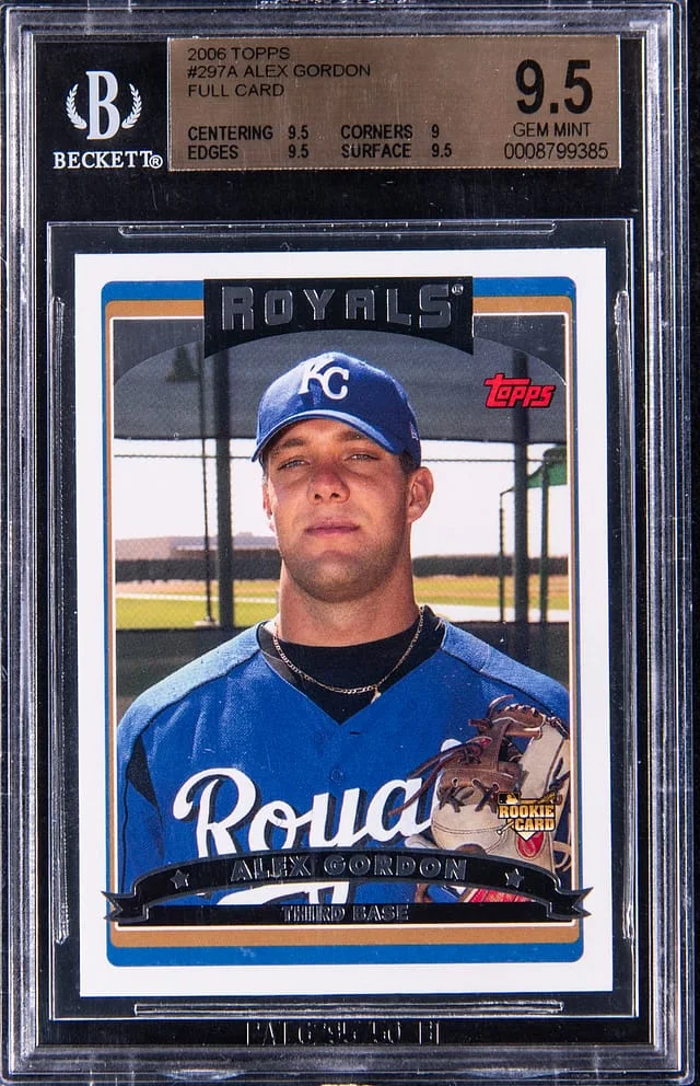 2006 Topps Alex Gordon Full Card #297A card image