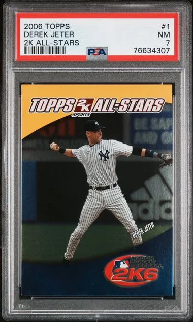 2006 Topps All-Stars 1 Derek Jeter 2K All-Stars #2K card image