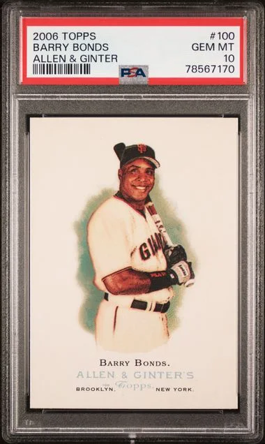 2006 Topps Allen & Ginter Barry Bonds #100 card image