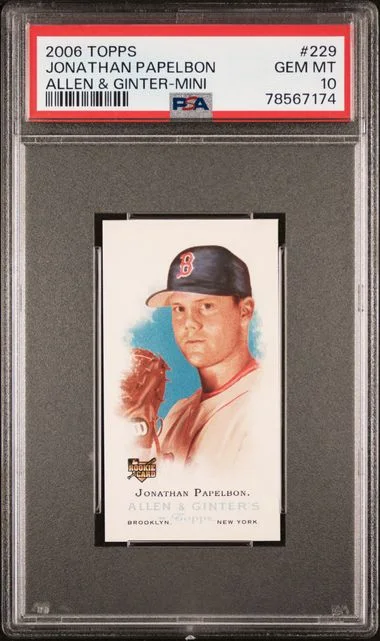 2006 Topps Allen & Ginter Jonathan Papelbon Mini #229 card image