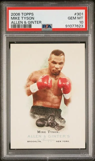 2006 Topps Allen & Ginter Mike Tyson #301 card image