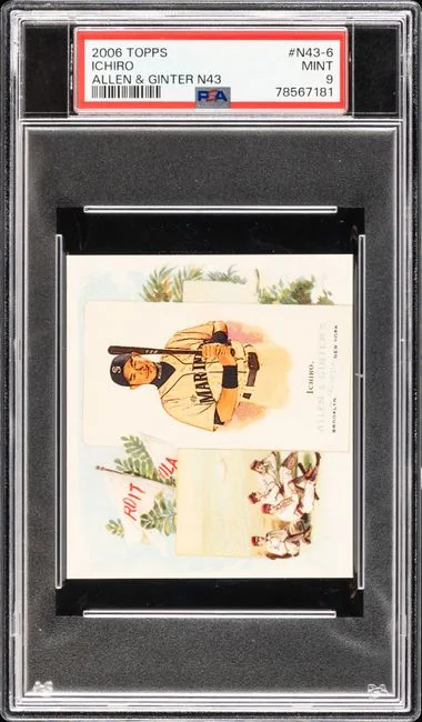 2006 Topps Allen & Ginter N43-6 Ichiro Allen & Ginter #N43 card image