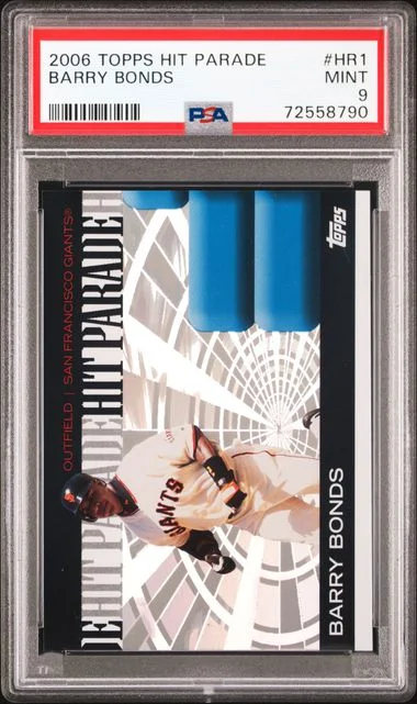 2006 Topps Barry Bonds Hit Parade #HR1 card image