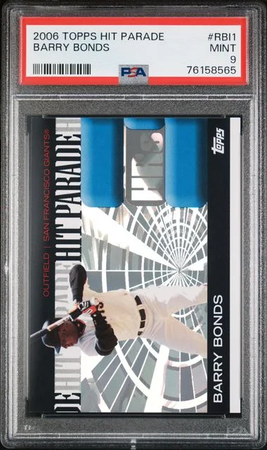2006 Topps Barry Bonds Hit Parade #RBI1 card image