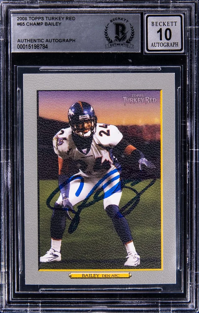 2006 Topps Champ Bailey Turkey Red #65 card image