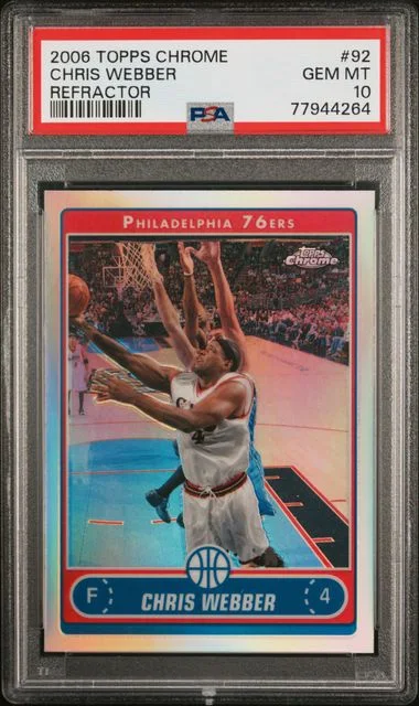 2006 Topps Chrome Chris Webber #92 card image