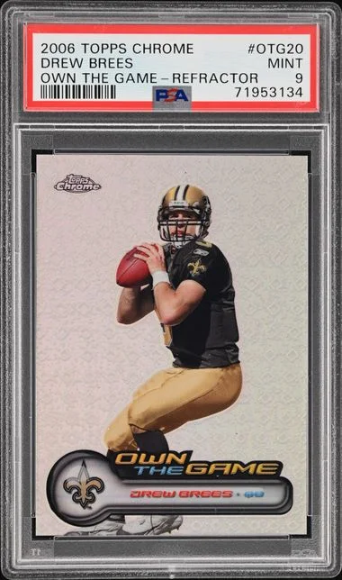 2006 Topps Chrome Drew Brees Own The Game Refractor #OTG20 card image