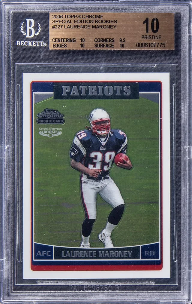 2006 Topps Chrome Laurence Maroney #227 card image
