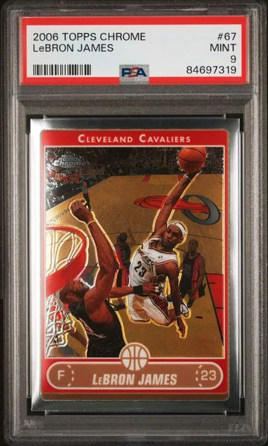 2006 Topps Chrome LeBron James #67 card image