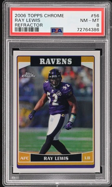 2006 Topps Chrome Ray Lewis Refractor #56 card image