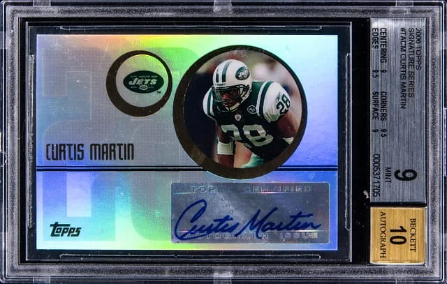2006 Topps Curtin Martin Signature Series #TA-CM card image