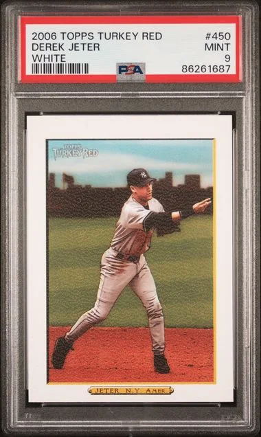 2006 Topps Derek Jeter Turkey Red White #450 card image