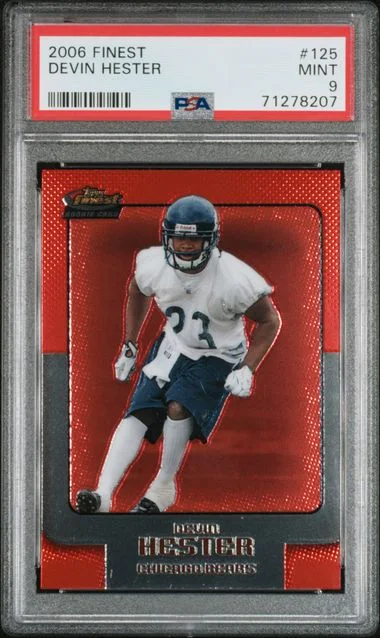 2006 Topps Finest Devin Hester #125 card image