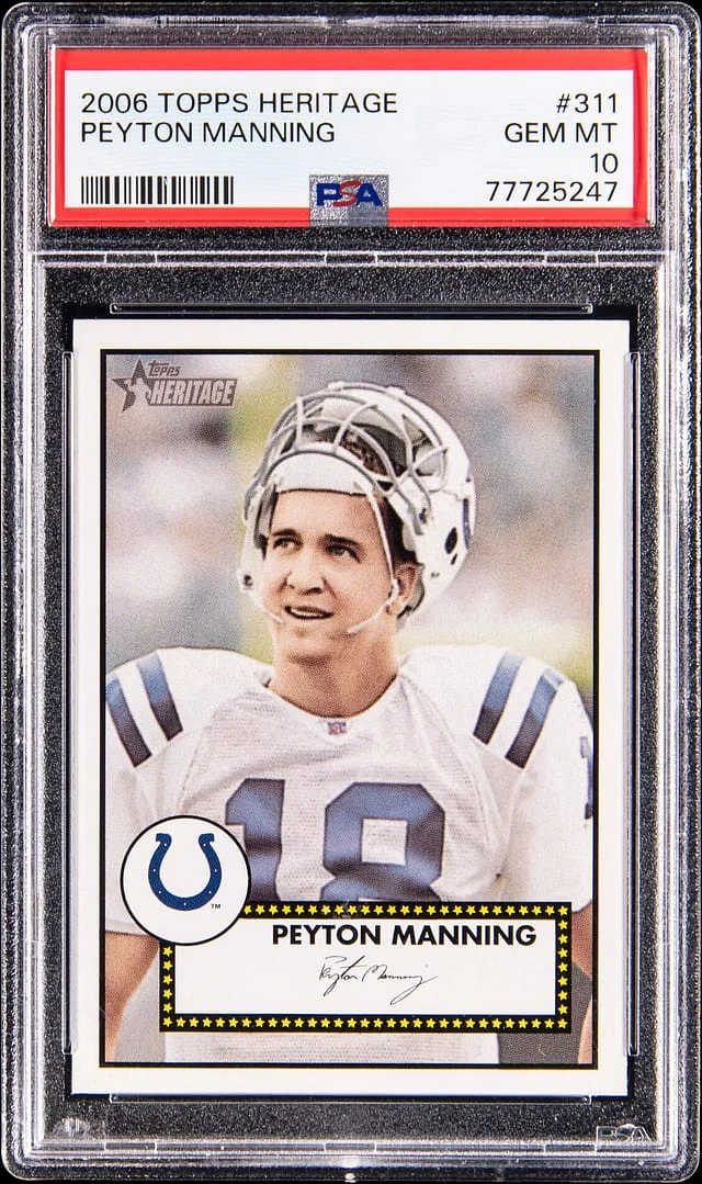 2006 Topps Heritage Peyton Manning #311 card image