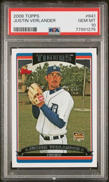 2006 Topps Justin Verlander #641 card image