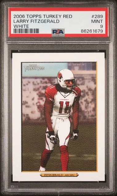 2006 Topps Larry Fitzgerald Turkey Red White #289 card image