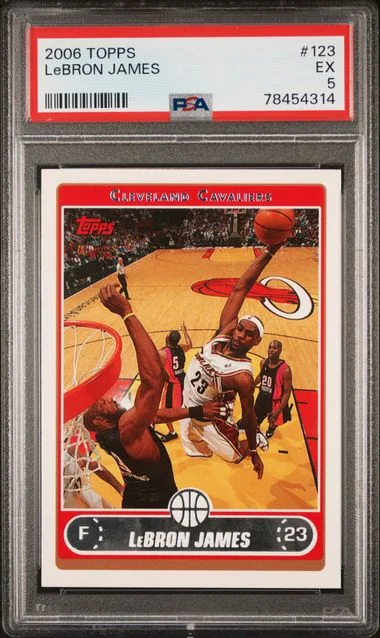 2006 Topps LeBron James #123 card image