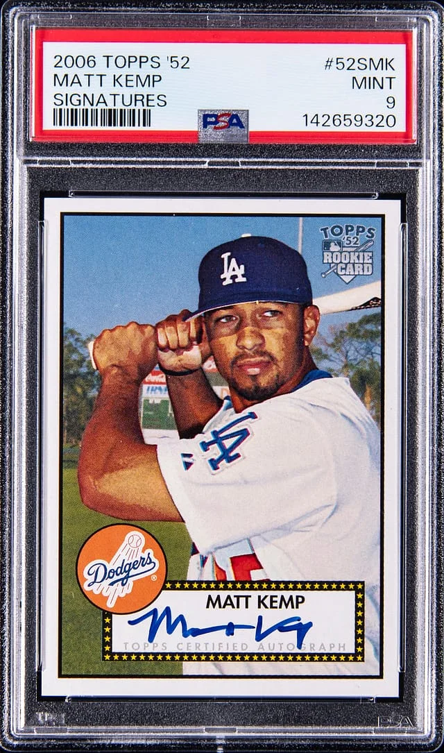 2006 Topps Matt Kemp 52 Signatures #52S-MK card image