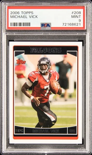 2006 Topps Michael Vick #208 card image
